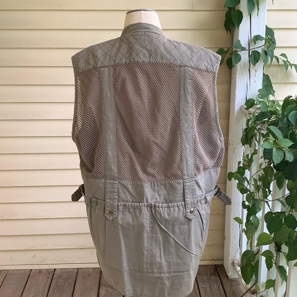 Vintage Domke PhoTOGS Vest Utility Mens XL Cotton Khaki Pockets Photographer - Picture 2 of 11